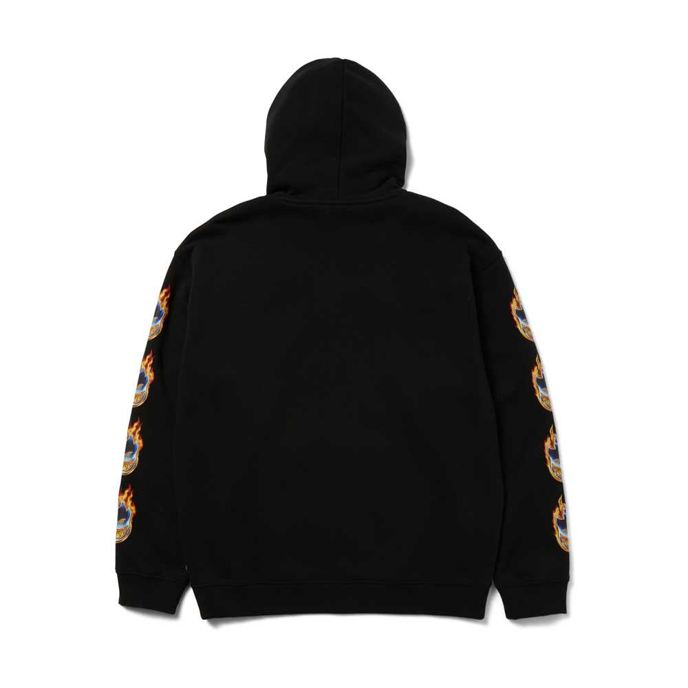 HUF X Spitfire Chrome Head FZ Hoodie Black