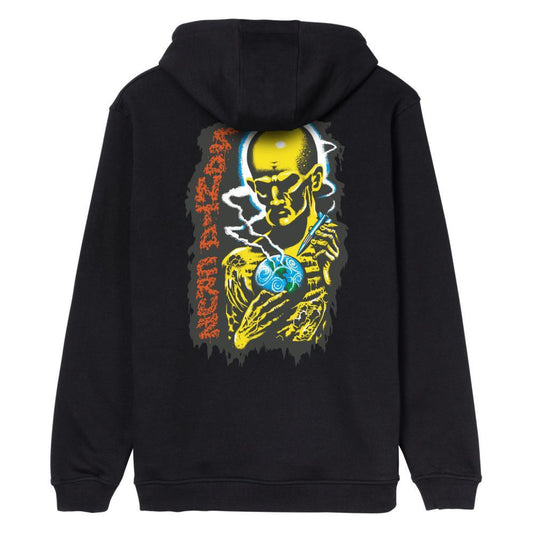 Santa Cruz Full Zip Hooded Sweatshirt Kendall Atomic Black