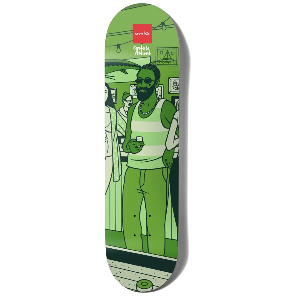 Chocolate Skateboard Deck Bar Series III Carl Aikens 8.5"