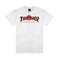 Thrasher x Spitfire T-Shirt Big Head Outline White