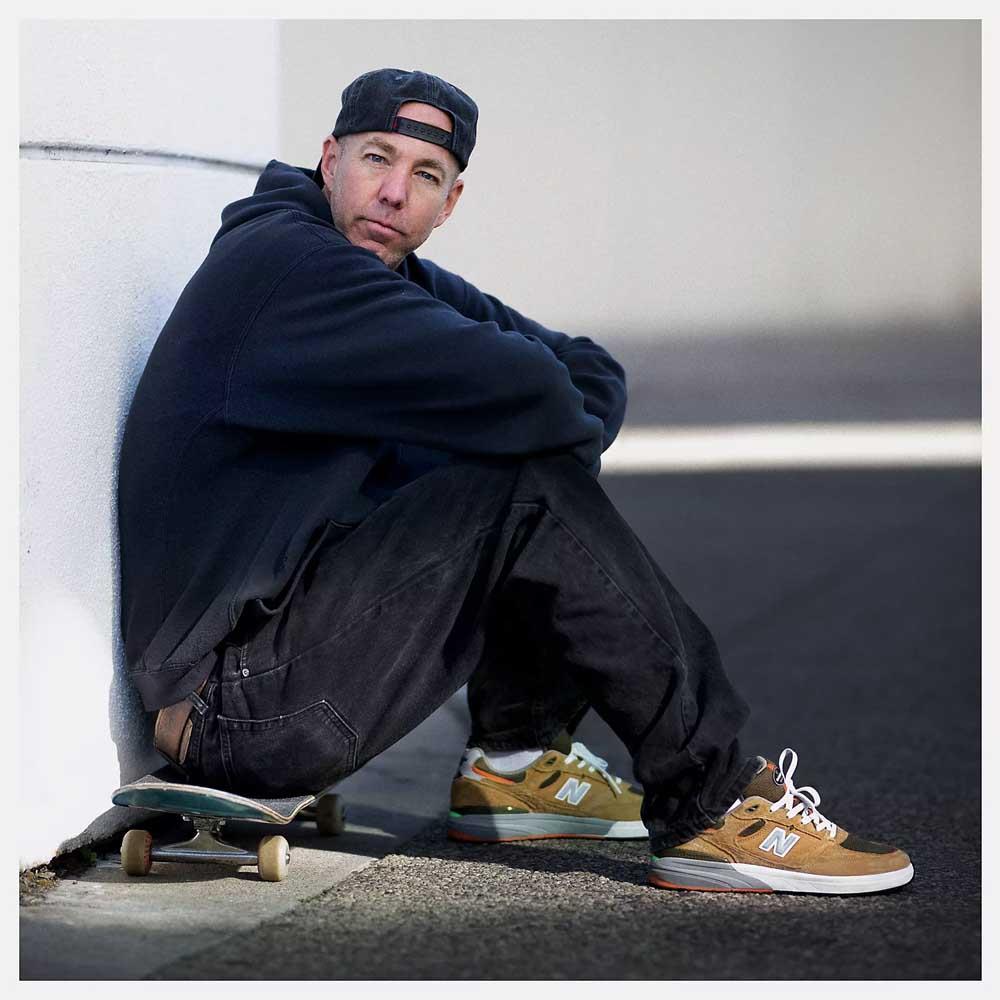 New Balance Numeric Andrew Reynolds 933 Camel Dark Brown Skate Shoes