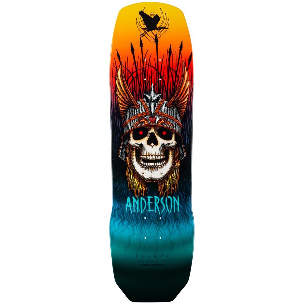 Powell-Peralta Andy Anderson Heron Skull Teal *FLIGHT 9.13" - Shape 290