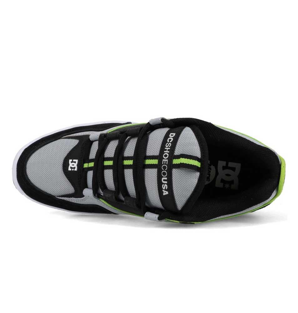 DC Shoes Kalynx Zero Grey Black Lime Skate Shoes