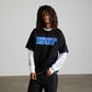 Huf Legacy Football Tee Black