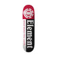 Element Team Skateboard Deck Section Twig Black White Red 7.375"
