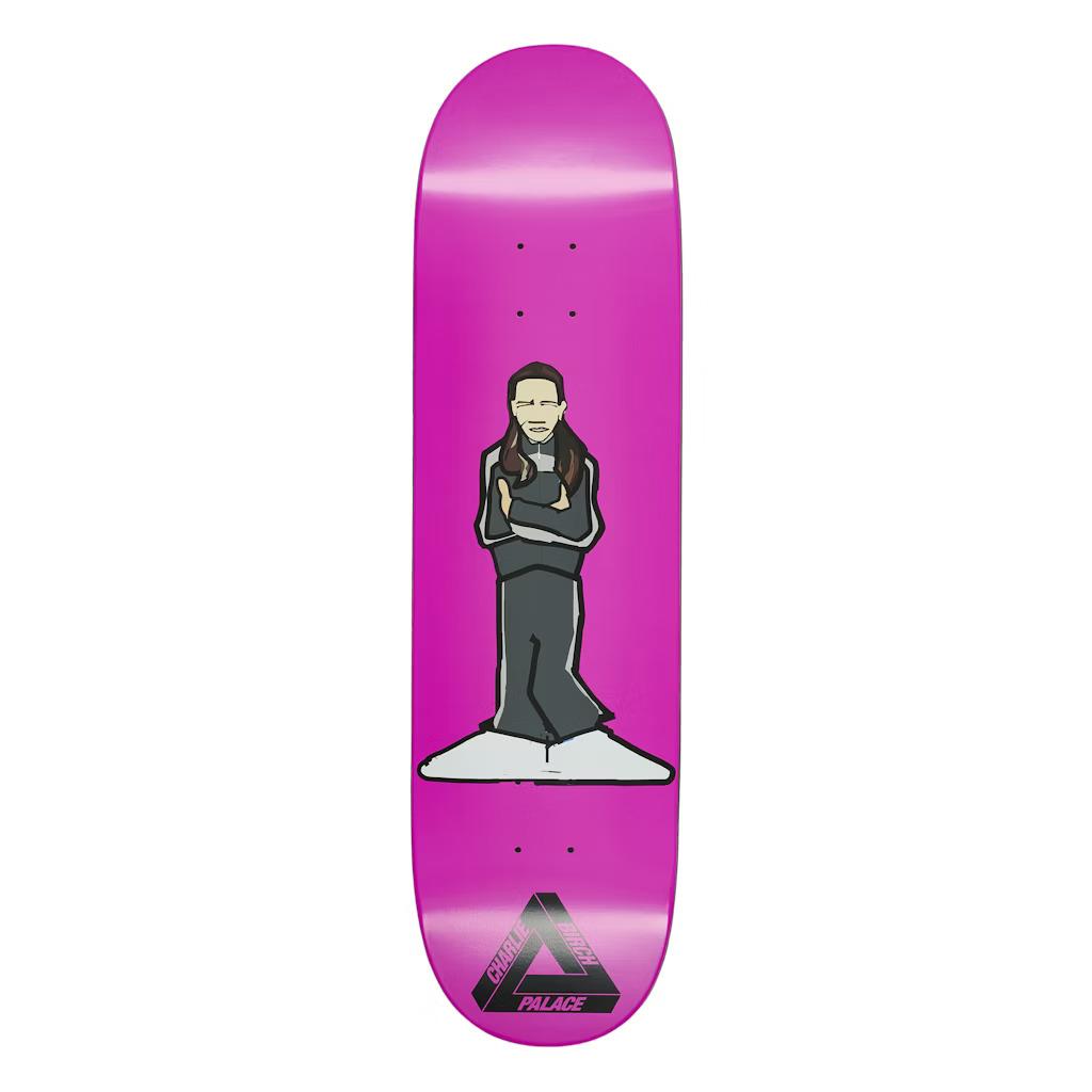 Palace Skateboards Charlie Birch Pro Skateboard Deck Pink S42 8.5"
