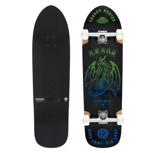 Arbor Street Complete Skateboard Legacy Pistola Spellbound Multi 9.25"