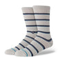 Stance Socks Multistripe Ribbed Crew Large