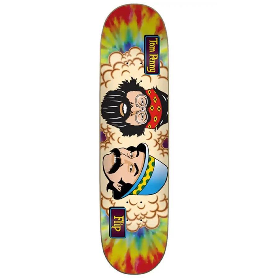 Flip Skateboard Deck Penny Toms Friends Tie Dye 8.25"