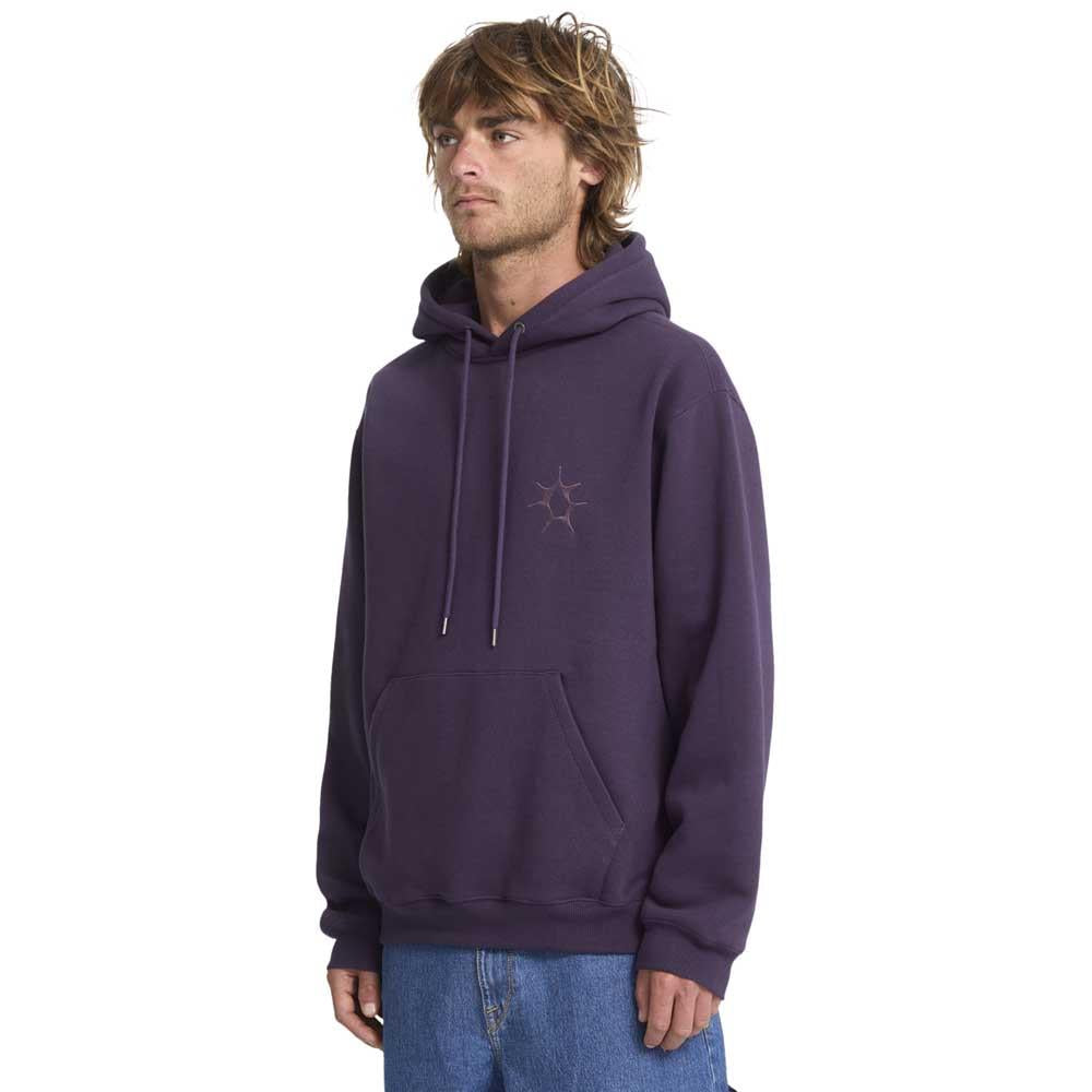 Volcom Watanite Pullover Hooded Sweatshirt Dark Purple