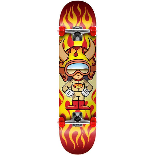 Speed Demons Hot Shot Soft Top Factory Complete Skateboard Multi 6.75''
