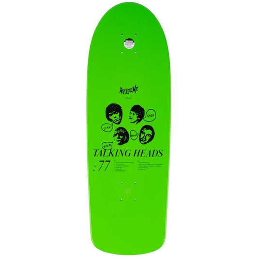 Welcome Skateboards X Talking Heads Psycho Deck Green Dip 10.1"
