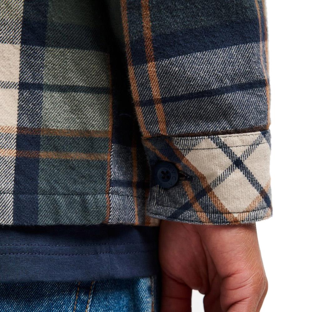 RVCA Flight Risk Padded Shirt Jacket Moody Blue