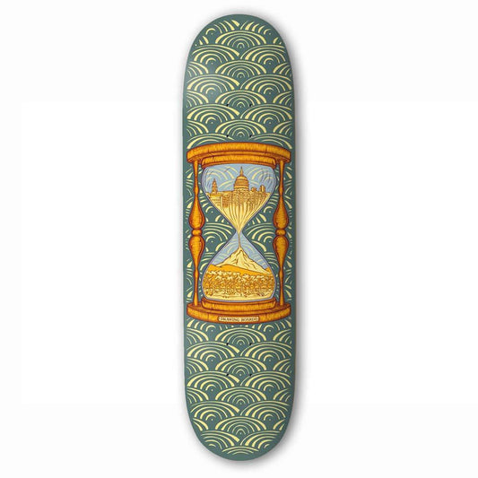 Drawing Boards Time Skateboard Deck 8.25"