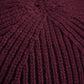 Black Sheep Engineered Knit Ribbed Beanie Burgundy