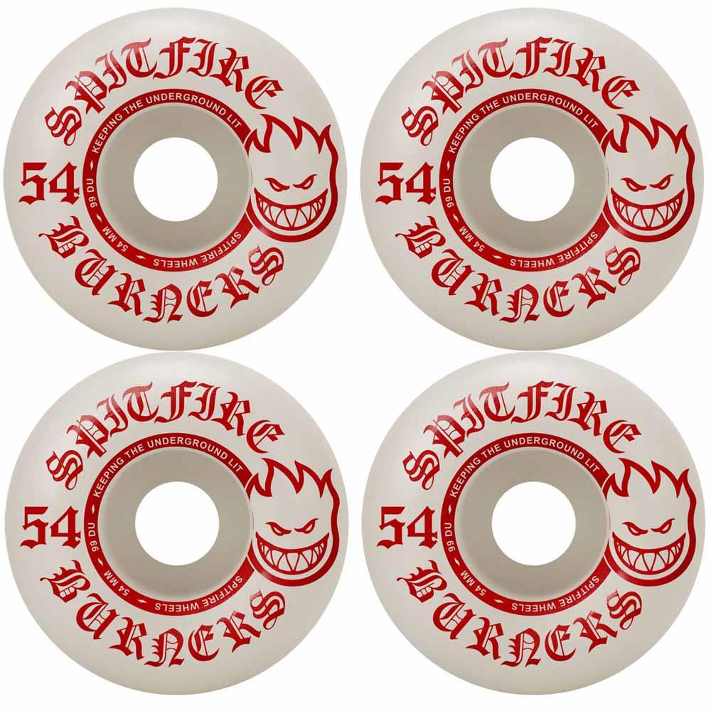 Spitfire Skateboard Wheels 99DU Burner Multi 54mm