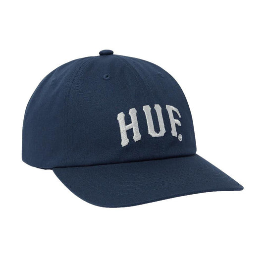 HUF Arch 6 Panel CV Snapback Navy