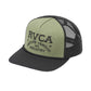 RVCA Ridge Curved Trucker Cap Jade Green