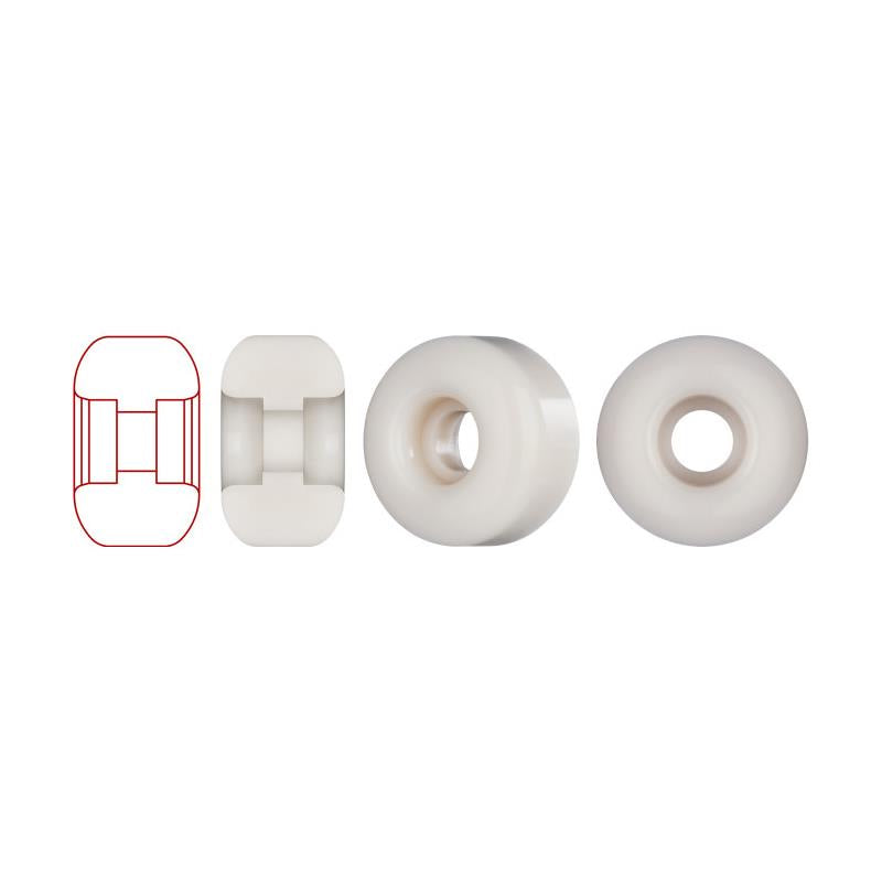 Powell Peralta Dragon Formula Skatebord Wheels 50mm x 30mm 93A Off White