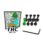 The Hardware Company THC LTD Egg 1" Allen Bolts And Nuts Green