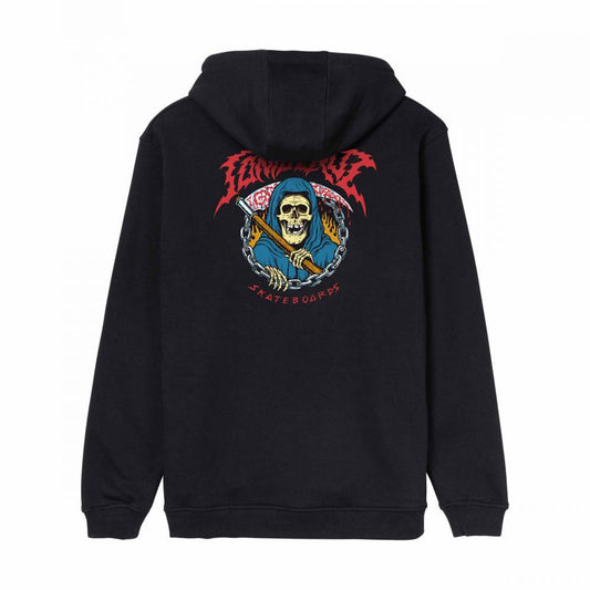 Santa Cruz Out Of Time Hooded Sweatshirt Black