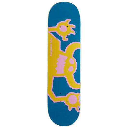 Toy Machine Original Monster Blue Yellow Skateboard Deck 8.25"