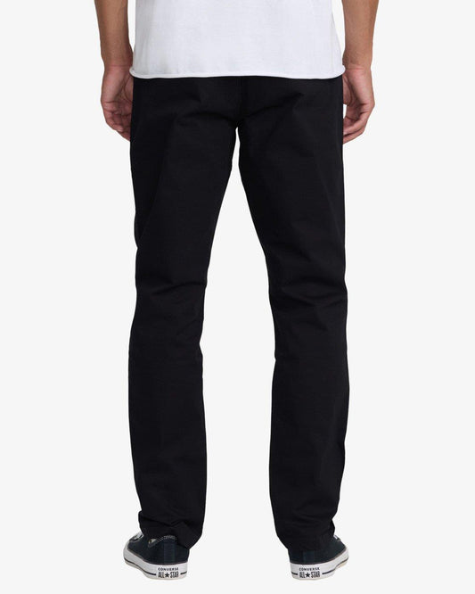 RVCA Dayshift Weekend 2 Chino Trousers Black