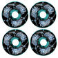 Spitfire x April Formula 4 Bighead Rose Radial 56mm Skateboard Wheels Black/Blue Swirl 99a