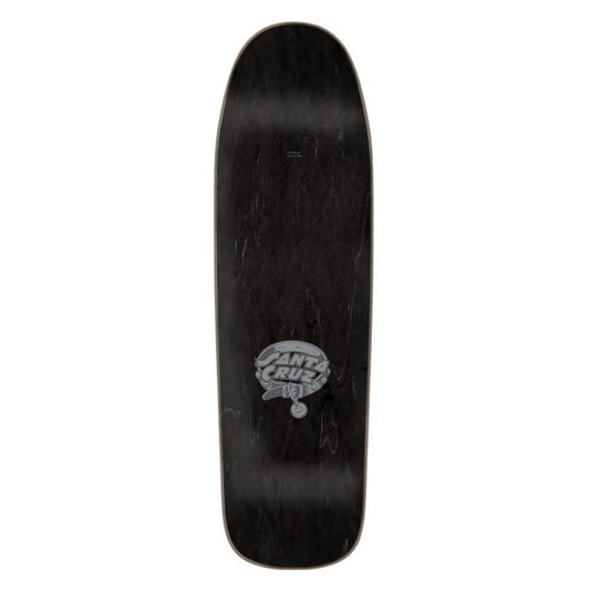 Santa Cruz Skateboard Deck Dressen Pup Shaped Black 9.30"