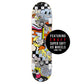 Enuff Meltworld Dazed Complete Skateboard Super Soft 85A Wheels 7.75"