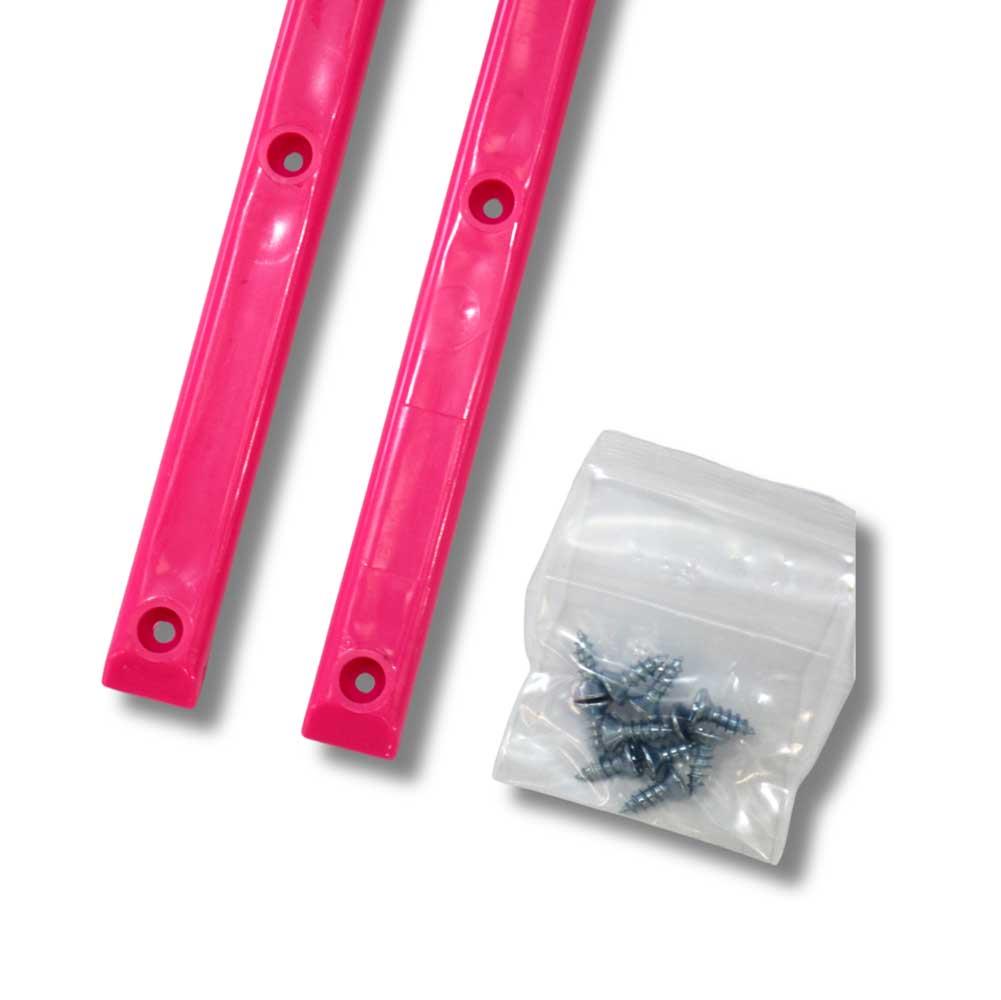 G-Tool Skateboard Rails 2 Pack Low Profile Pink
