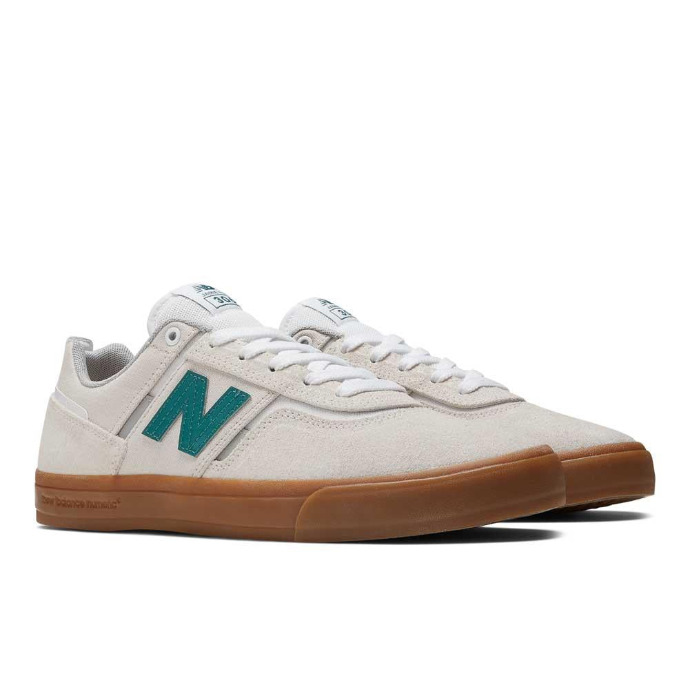 New Balance Numeric Jamie Foy 306 Skate Shoes White Green Suede