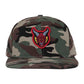 Santa Cruz X Stranger Things Hellfire Club Snapback Cap Camo