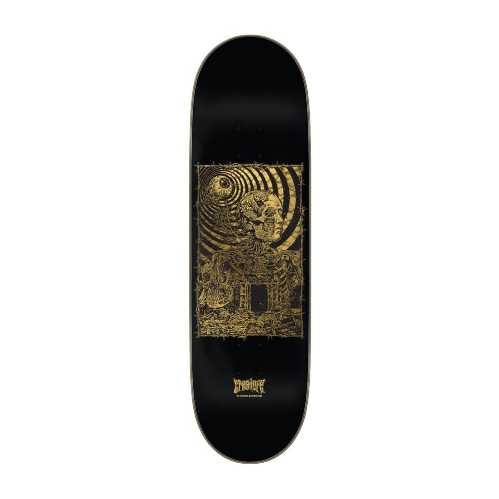 Creature VX Skateboard Deck Fortress SM Black Gold 9"