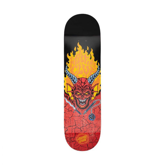 Santa Cruz X Stranger Things Hellfire Club Skateboard Deck 8.25"
