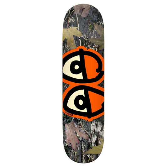 Krooked Skateboards Team Eyes Camo Skateboard Deck 8.25"