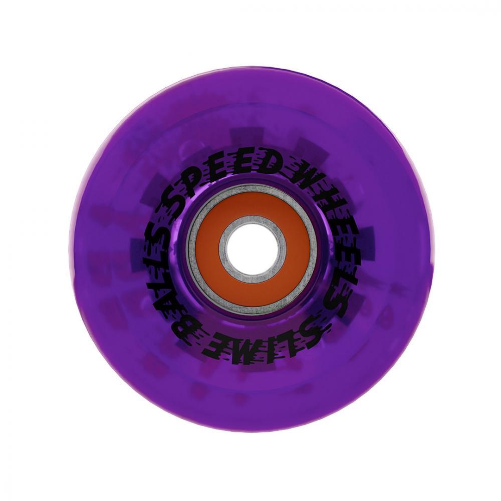 Slime Balls Wheels Sam Hitz Light Ups OG Slime 78 Purple 60mm