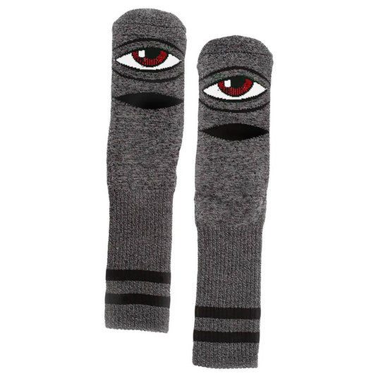 Toy Machine Heather Sect Eye Sock Heather Black uk7-11