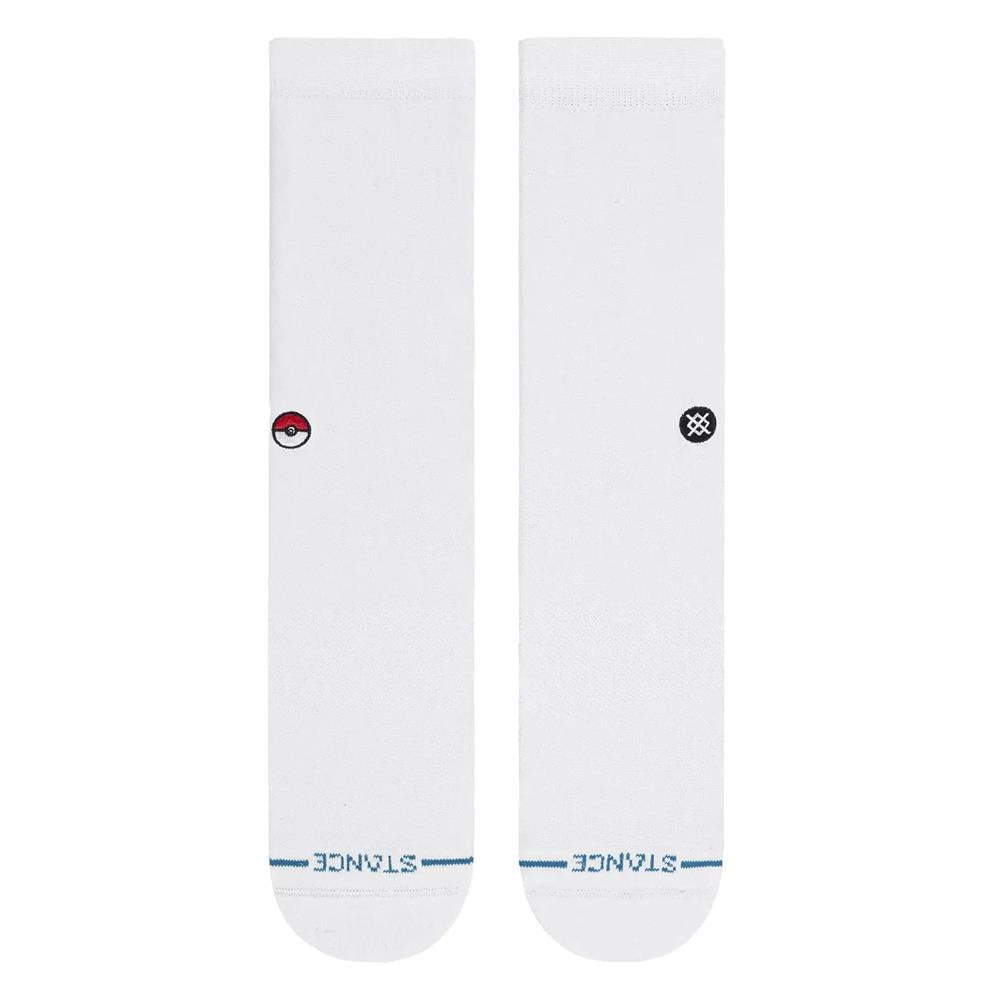 Stance X Pokemon UV Reactive Crew Sock White UK 4-7