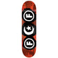 Foundation Trio Skateboard Deck Red 8.5"