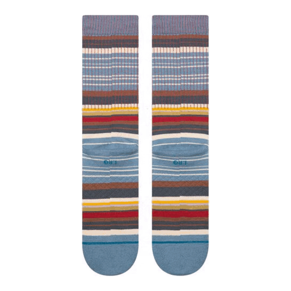 Stance Jorongo Pop Crew Socks Windward Blue Large Uk7-11