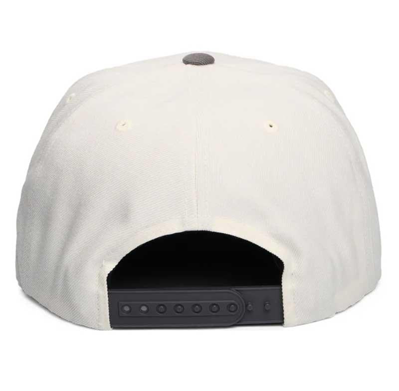 Brixton OATH III Snapback Cap Charcoal Off White One Size