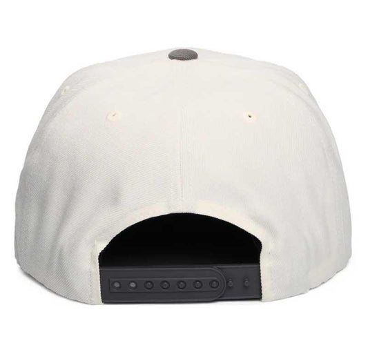 Brixton OATH III Snapback Cap Charcoal Off White One Size