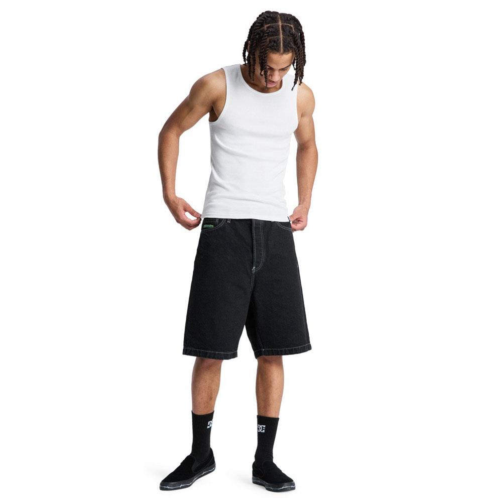 DC Shoe Co Baggy Denim Shorts Black Tint
