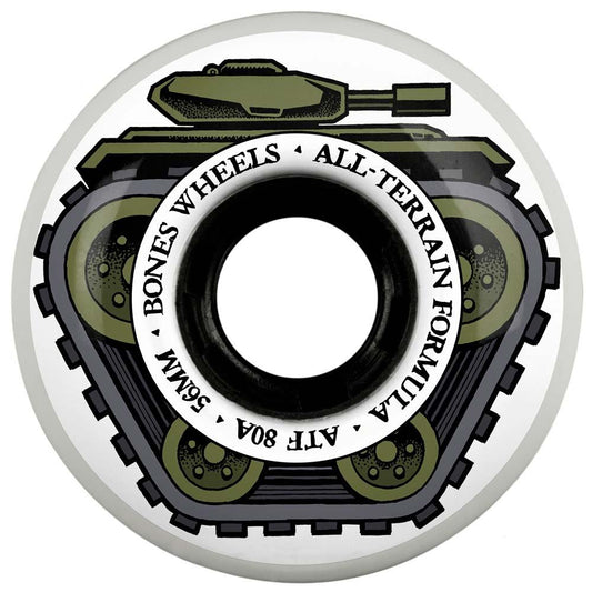 BONES ATF All Tank Skateboard Wheels 56mm 80A