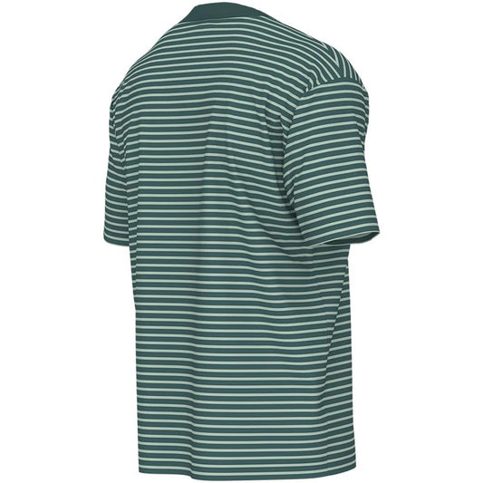 New Balance Numeric Thin Stripe T-Shirt White Spruce Green