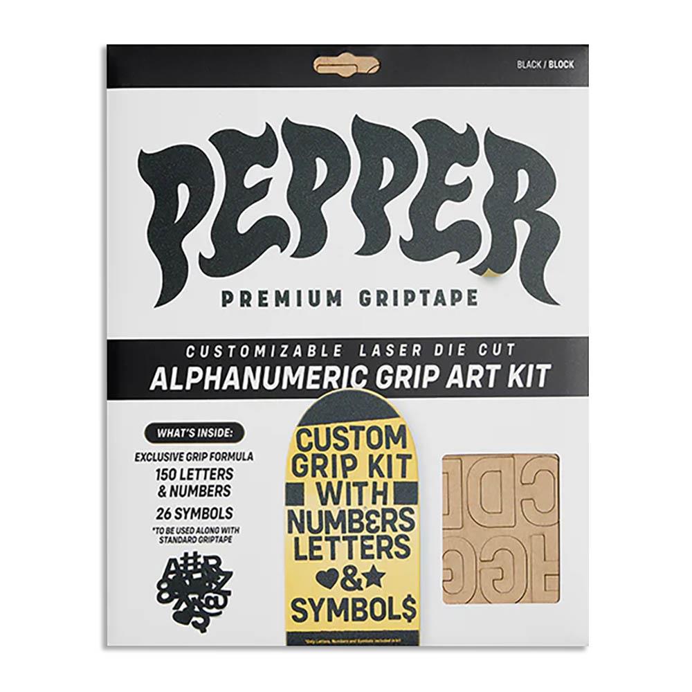 Pepper Griptape G5 Alphabet Letters Custom Grip Kit