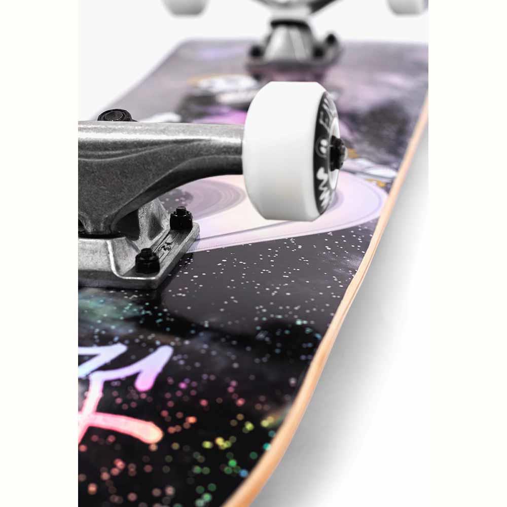 Enuff Skully Hologram Factory Complete Skateboard Black 7.75"