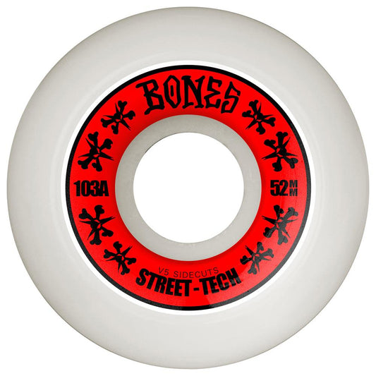 Bones Skateboard Wheels STF 52mm 103A V5 Sidecut SP26