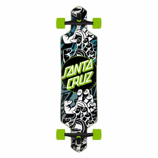 Santa Cruzer Complete Skateboard Handled Dot Multi 9"